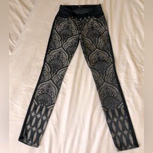 Embroidered Denim, Black and Gold, 7 For All Mankind